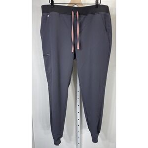FIGS Women's Charcoal Gray Zamora Jogger Scrub Pants Size XXL/T Tall